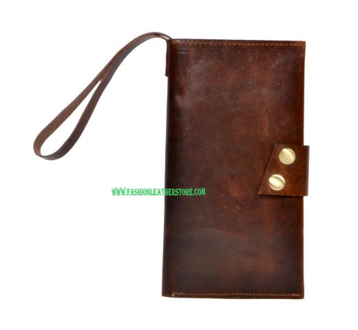 Credit Card/Id Wallets For Women & Men New Simple Hunter Leather Purse